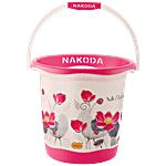 Nakoda Pixel Printed Designer Bucket - Assorted Colour 18 L