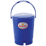 Nakoda Swachh Plastic Pedal Dust & Garbage Bin - Assorted Colour 7 L