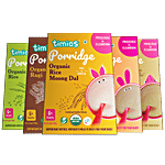 Timios Porridge Trial Pack - For Stage 1, 6+ Months 400 g (Pack of 4)