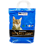 Petcrux Go Exclusive Scoopable Montonite Jasmine Cat Litter - Reusable Jute Bag 5 kg Pouch