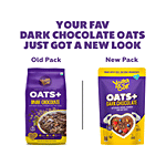 Yoga Bar Oats - Dark Chocolate, Healthy, High In Fibre, Breakfast Cereal, Gluten Free 400 g