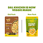 Yoga Bar Super Oats - Dal Khichdi, 3x More Vegetables, Breakfast Cereal, Gluten Free 400 g 