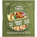 Hello Tempayy Natural Soybean Tempeh Cubes - Clean, Lean, Gut Friendly Protein, Make Curries, Stir Fries & More 200 g