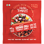 Hello Tempayy Peppery Szechuan Chilli Tempeh Cubes - The Better Veg Protein, Make Stir Fries & Healthy Chinese 200 g