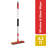 Liao 2 In 1 Window/Glass Cleaner - B130040, Sponge For Wash & Rubber Blade For Wipe, 25x75 cm 1 pc