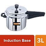 Macclite Stainless Steel Outer Lid Pressure Cooker - Induction Base 3 L