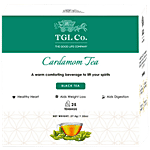 TGL Co. Cardamom - Black Tea Bags 37.5 g Box (25 Bags x 1.5 g each)