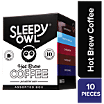 Sleepy Owl Hot Brew Coffee - Assorted 125 g (10 Bags x 12.5 g each)