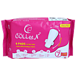 Colleen Ultra Eco Sanitary Napkin - XL, Night Use 6 pcs 
