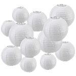 CherishX Paper Lantern - White 11 pcs