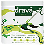 Drava Superfood Latte Mix - Organic Moringa and Coconut 100 g Tin