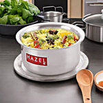 Hazel Aluminium Patila/Tope - Flat Bottom, 15 cm 875 ml