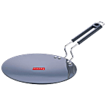 Hazel Hard Anodised Non-Stick Aluminium Kadai - Induction Bottom, 18 cm, 3 mm 1.2 l