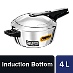 Hawkins Futura Stainless Steel Inner Lid Pressure Cooker - Induction Base Silver, FSS40 4 L