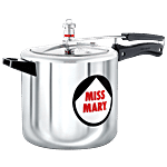Hawkins Miss Mary Aluminium Inner Lid Pressure Cooker - With Handle, Silver, MM70 7 L 