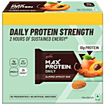 RiteBite Max Protein Bars Almond Apricot 10g Daily Protein - Healthy Protein Snacks 50 g (Pack of 6)