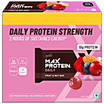 RiteBite Max Protein Bars Fruit & Nut 10g Daily Protein Bar - Healthy Protein Snacks 50 g (Pack of 6)