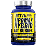BTN Sports Lipomax Hybrid Fat Burner Capsules - Non-Caffeine 90 pcs 