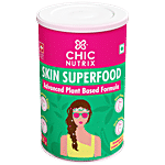 Chicnutrix Skin Superfood - Advanced Plant Based Formula, Blueberry & Lemon Flavour 150 g (30 Servings)