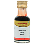 Puramate Liquid Food Colour - Red 30 ml Bottle