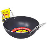 Trm Pure Iron Kadai - 18 cm , with Handle 1 pc