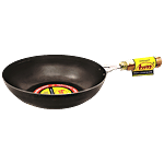 Trm Traditional Pure Iron Kadai Cum Flat Bottom Fry Pan - 8 Inch 1 pc