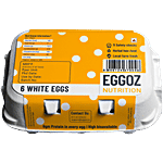 Eggoz Farm Fresh White Eggs 6 pcs