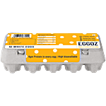 Eggoz Farm Fresh White Eggs 10 pcs