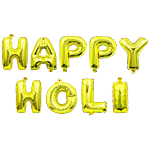 Pahal Happy Holi Foil Balloon 1 pc