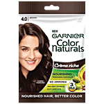 Garnier Color Naturals Creme Riche Sachet 60 g Shade 4, Brown