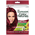 Garnier Color Naturals Creme Riche Sachet 60 g Shade 7.65, Raspberry Red