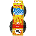 Dishmatic Scrubber Pan & Grill Refill for Dish Wand 2 pcs