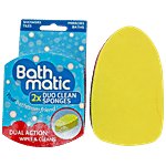 Dishmatic Bathmatic Duo Heavy Duty Scub Sponges For Bathroom Cleaning 2 pcs