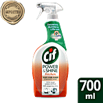 Cif Cleaners Power & Shine Kitchen Cleaner Spray - Tough Grease & Stain Removal 700 ml