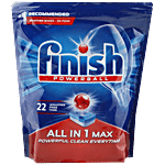 Finish Aio Max Dishwasher Tablets - Regular 22 Tablets