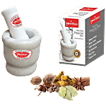 Stoneware Marble Pestal Set - Imam Dasta Joint-Less 600 g