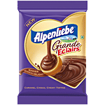 Alpenliebe Grande Eclairs Caramel Choco Chewy Toffee 360 g (75 x 4.8 g)