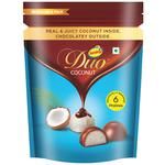Sundrop Duo Coconut Pralines - Chocolaty, Creamy, Nutrition 6 pcs 