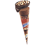 Lotte Ice Cream Double Belgian Chocolate Cone Ice Cream 150 ml 