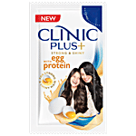 Clinic Plus Strength & Shine Shampoo With Egg Protein For Strong & Shiny Hair 6 ml Sachet