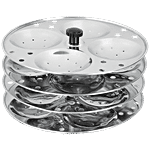 Renberg Sleelix Idli Plate - 4 Plates, 16 Idlis 1 pc