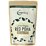 Nutriorg Certified Organic Red Poha 1 kg Container