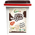 Nutriorg Organic Rolled Oats - Gluten Free 2.5 Kg Container