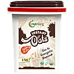 Nutriorg Certified Organic Instant Oats - Gluten Free 2 Kg Container
