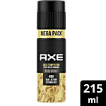 Axe Gold Temptation Deodorant Sprays - Exotic Spiced Fragrance 215 ml Can
