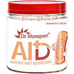 Dr. Morepen Aid Adhesive Band - Waterproof For Kids & Adults, Latex Free 100 pcs