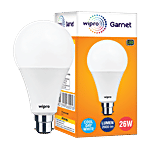 Wipro Garnet  B22 26W LED WHITE BULB 6500K CDL 150 g
