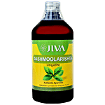 Jiva Ayurveda Dashmoolarishta - For Vitality & Strength, Prevents Cold, Fever, Weakness 450 ml 