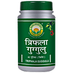 Basic Ayurveda Triphala Guggulu - For Constipation, Appetite & Piles 40 pcs 