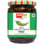 Add me Hot Green Chilli Pickle 500 g